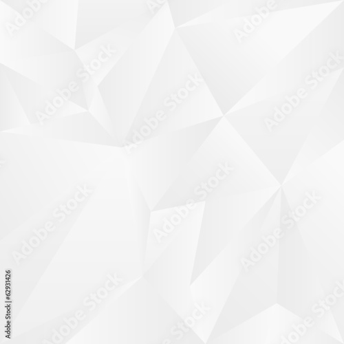 Abstract white geometric background. Vector Illustration