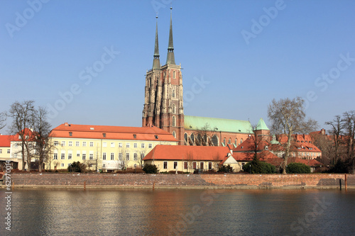 ostrow tumski in wroclaw, cathedral