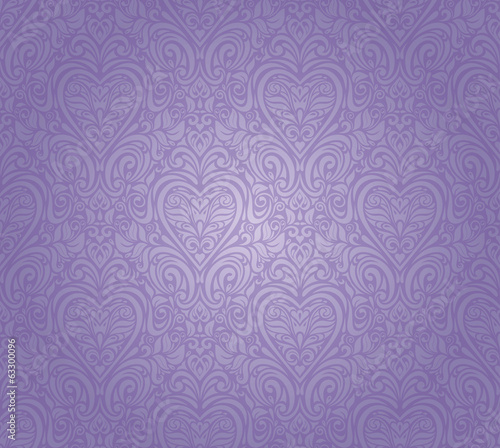 violet vintage seamless floral background design