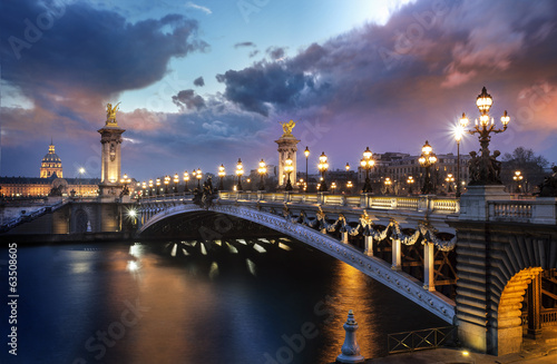 Paris France Pont Alexandre III