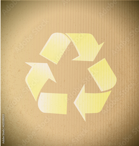 recycle symbol illustration design