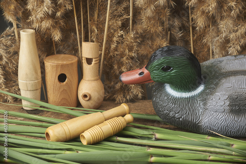 duck decoys and whistles