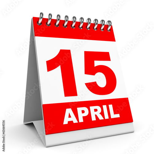 Calendar. 15 April.