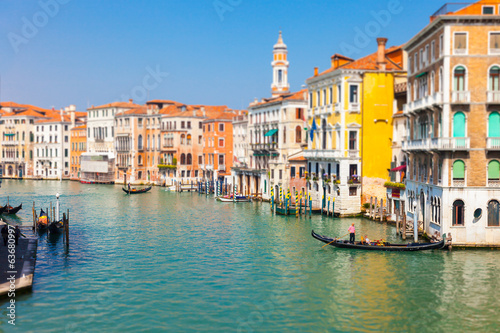 Venice, Italy - April 2th, 2014: The city of Venice for the urba