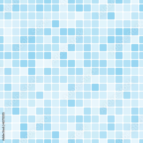 Seamless pattern with blue tiles