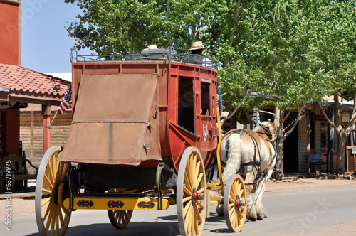 Stagecoach in Tombstone, Arizona