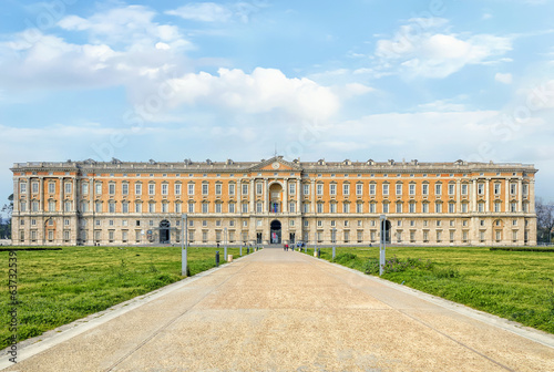 Front view Royal Palace Caserta Italy