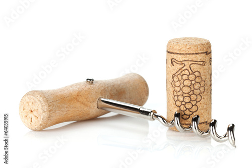 Cork and corkscrew