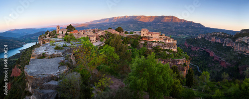 Siurana village in the province of Tarragona (Spain)