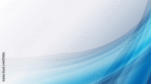 blue waves lines abstract background vector illustration