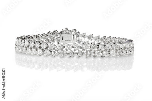 Double Row Diamond Bracelet