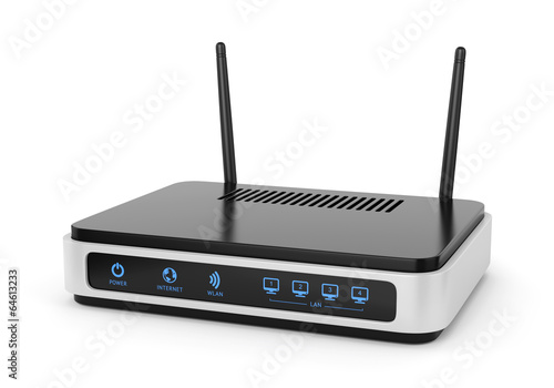 Illustration of wi-fi router