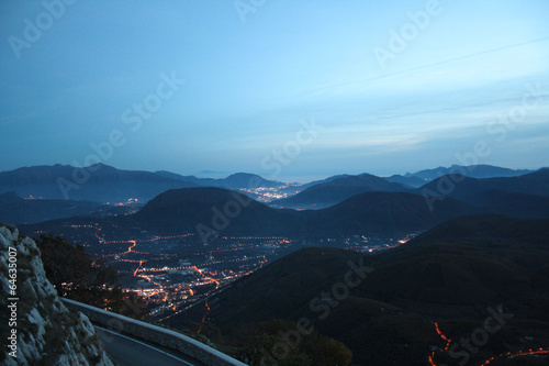 Avellino, panorama da Montevergine