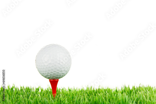 golfball mit werbefläche