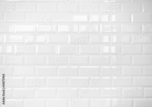 white ceramic brick tile wall,background