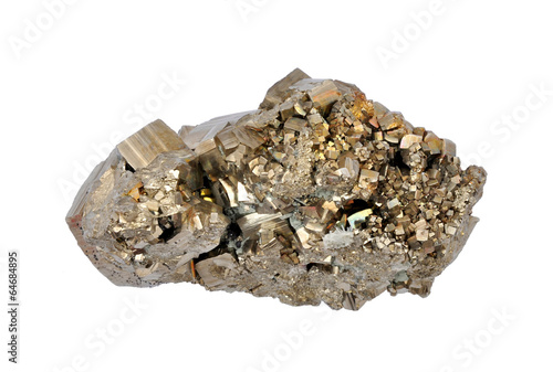 Pyrite, pyrite single large cubes