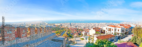 The panorama of the city