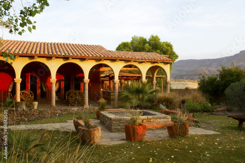 Southwestern Hacienda at Sunrise