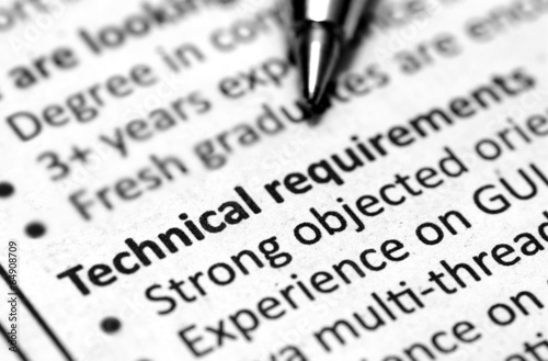 technical requirement