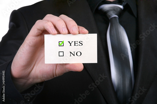 Yes or No - voting