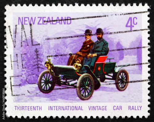 Postage stamp New Zealand 1972 Oldsmobile, 1904