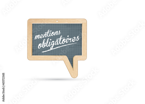 mentions obligatoires, mentions légales