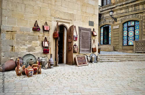 Trade bench in the old city