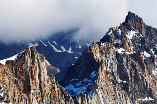 Mountain landscape in Gran Paradiso National Park, Italy