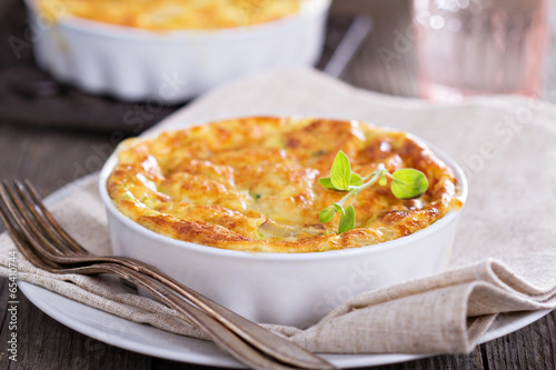 Zucchini and onion bake