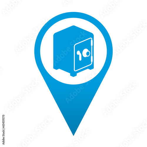 Icono localizacion simbolo caja fuerte