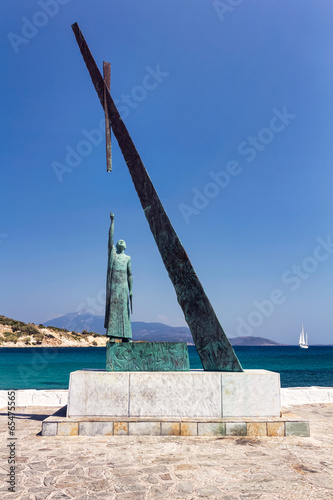 Pythagoras statue, Samos, Greece