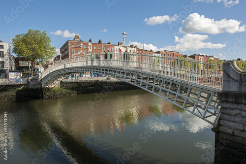Ha'penny bridge in Dublin, Irland