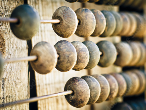 wooden abacus