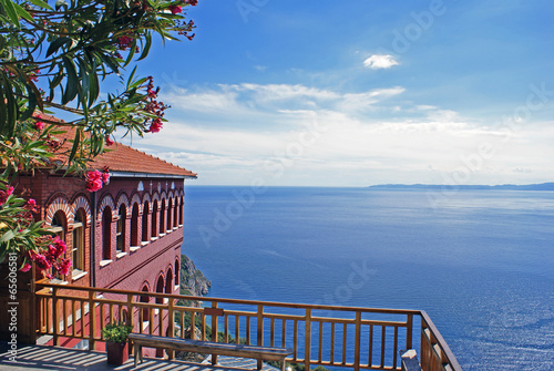 Agia Anna monastery guesthouses in Mount Athos