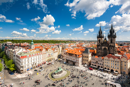 Old Town Square in Prague, Czech republic