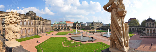Panoramafoto Zwinger, Dresden / Sachsen