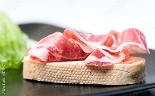 Ham Sandwich close up