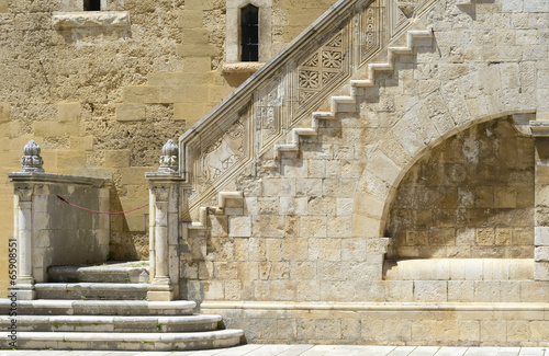 Wonderful stone staircase Gioia del Colle - Apulia, Italy