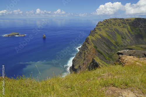 Rano Kau Crater, Easter Island, Chile