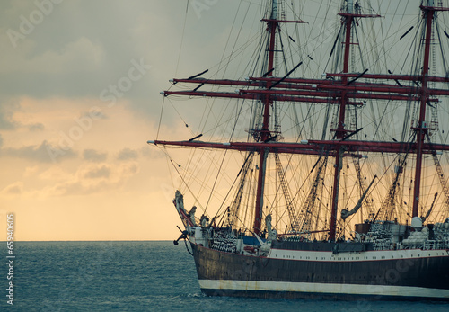 ancient tall ship