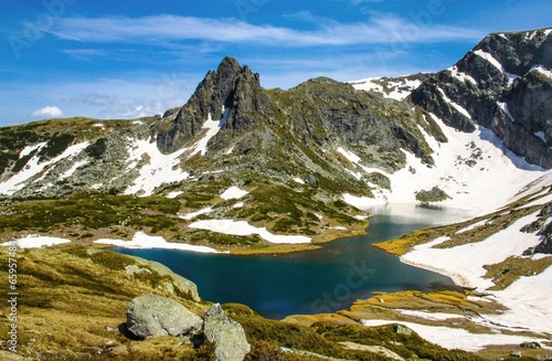 Bliznaka (Twins lake), Rila mountain, Bulgaria