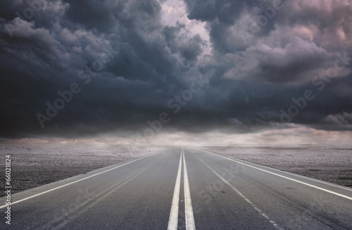The Great Road Under Clouds