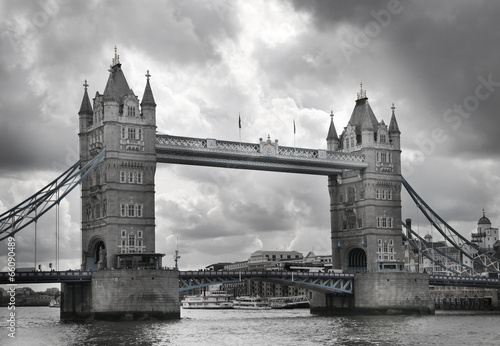 Tower bridge on the river Thames