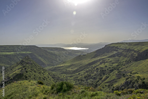 Blick auf den See Genezareth