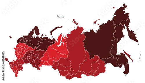 Map of Russian Federation