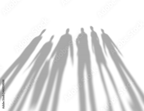 people shadows, negativity concept