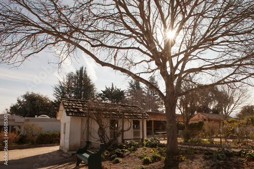 Garden grounds at San Juan Bautista