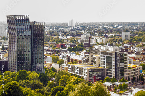 Hamburg von oben Luftaufnahme