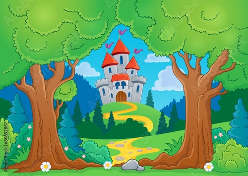 Tree theme with castle 1