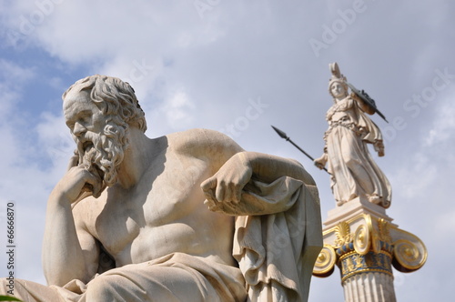 Socrates et Athena